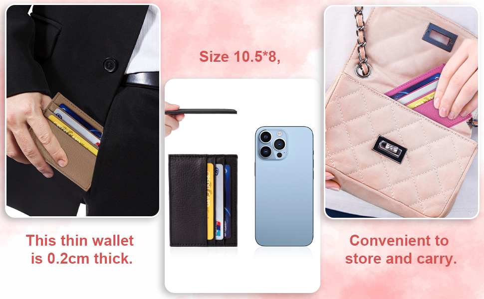 URAQT Credit Card Holder Wallet