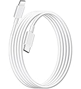 ELOVEN Fast Charging Cable for iPhone 6.6FT(2M) USB-C Charger Cable Flexible Power Delivery Charg...