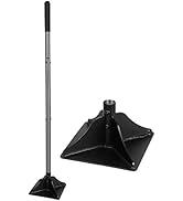 Walensee Steel Tamper 48 inch Steel Handle 10"x10" Garden Tamper with Rubber Grip for Laborsaving...