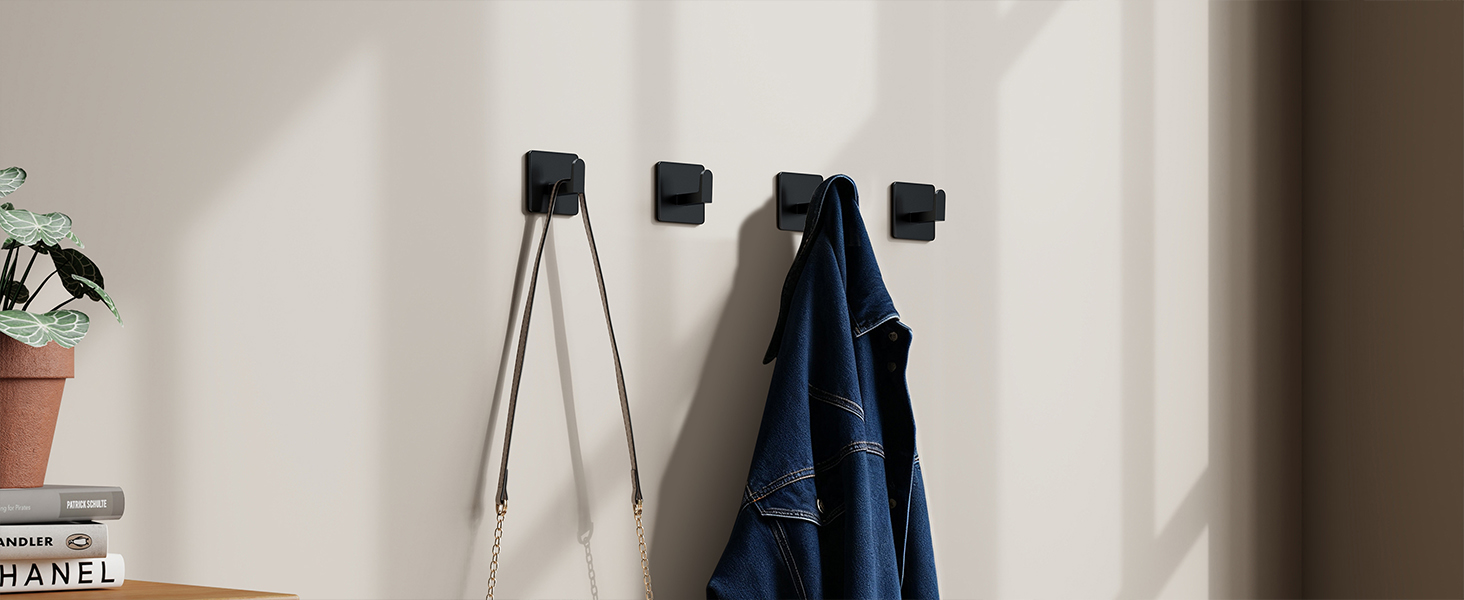 Entryway wall hooks for bags, jackets and keys, keep your hallway tidy and clutter-free