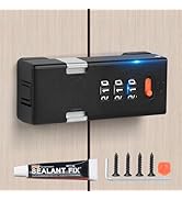 TOKCKYBL Premium Keyless Cabinet Lock with Combination Code - 3-Digit Password Hasp Latch Lock fo...