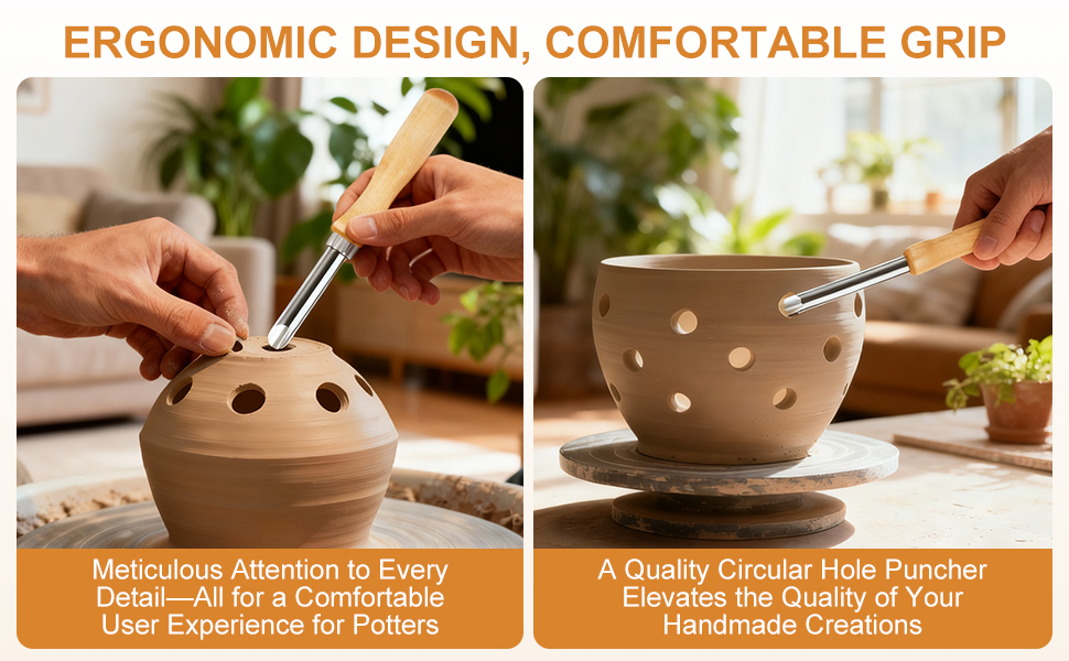 Circular Clay Hole Cutters