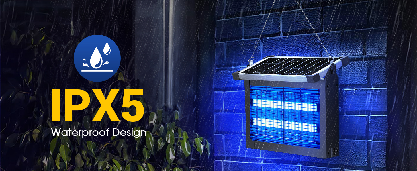 solar powered bug zapper outdoor