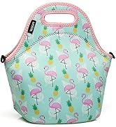 VASCHY Lunch Box Bag for Girls, Neoprene Insulated Lunch Tote with Detachable Adjustable Shoulder...