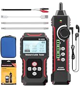 RJ45 Network Cable Tester and Tracer, VXSCAN NF-8209S Ethernet Cable Tester Wire Tracer with NCV ...
