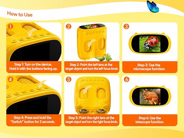 How to use the bugs magnifier for kids