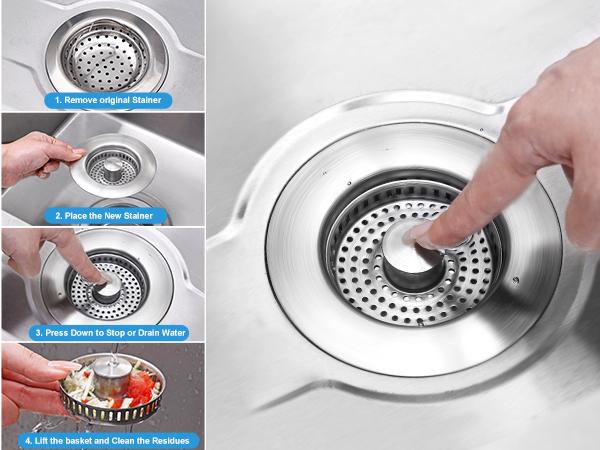 Kitchen Sink Drain Strainer