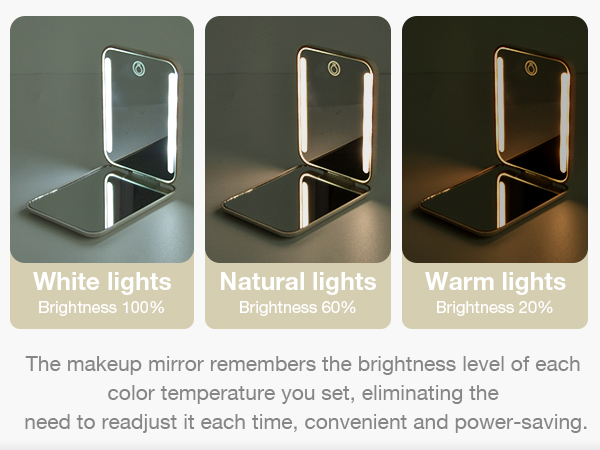 lit compact mirror