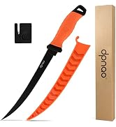 DPNAO Fishing Fillet Knife, Sharp Flexible Stainless-Steel Blade 7’’-9’’, Professional Level Kniv...