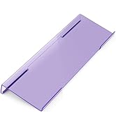Ergonomic Computer Keyboard Stand for Desktop (Clear Purple), Acrylic Keyboard Tilted Elevated Ra...