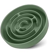 Coomazy XL Slow Feeder Bowl, Silicone Dog Bowl with Suction Cups, Slow Feeder &amp; Non-Slip Design, ...