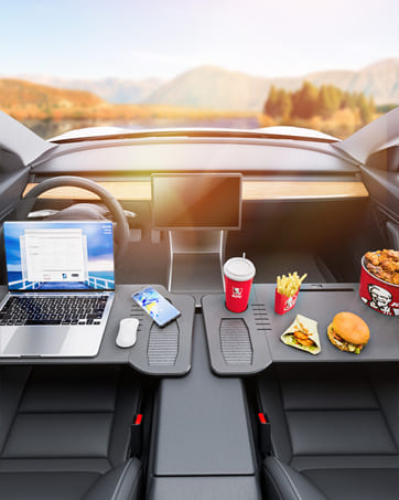 car desk for tesla model 3