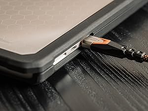 UAG Ultra USB 3.2 Gen 2 SuperSpeed USB-C to USB-C Cable 2.5ft 240W Charging Cable with Strap