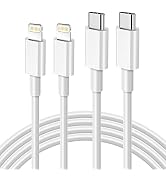 USB C to Lightning Cable 3FT 2Pack [Apple MFi Certified], Power Delivery iPhone Cables Type C iPh...