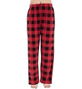 PJGGZ Plaid Pajama Pants Women - Fluffy Warm Fleece Pj Bottoms Soft Sleep Lounge Pants with Pockets