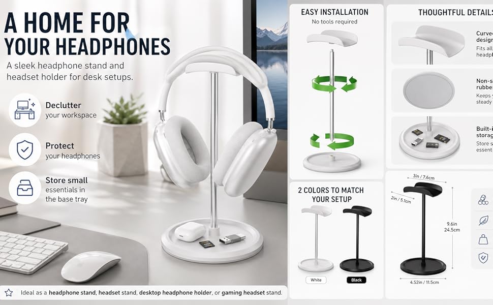 headphone stand for desk