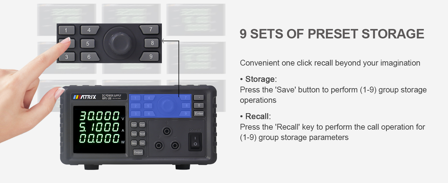 Adjustable dc power supply