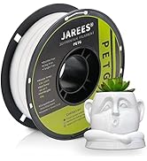 JAREES Petg Filament 1.75,Toughness Enhanced Petg Vacuum Sealed,Adhere Well 1kg Spool Tangle-Free...