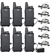 TIDRADIO TD-M8s Walkie Talkies for Adults Long Range Two Way Radio, License-Free FRS VOX Radios W...