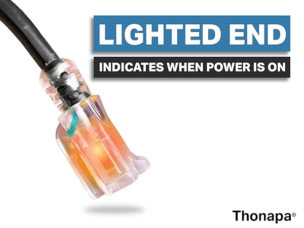 Thonapa Extension Cord - Black 