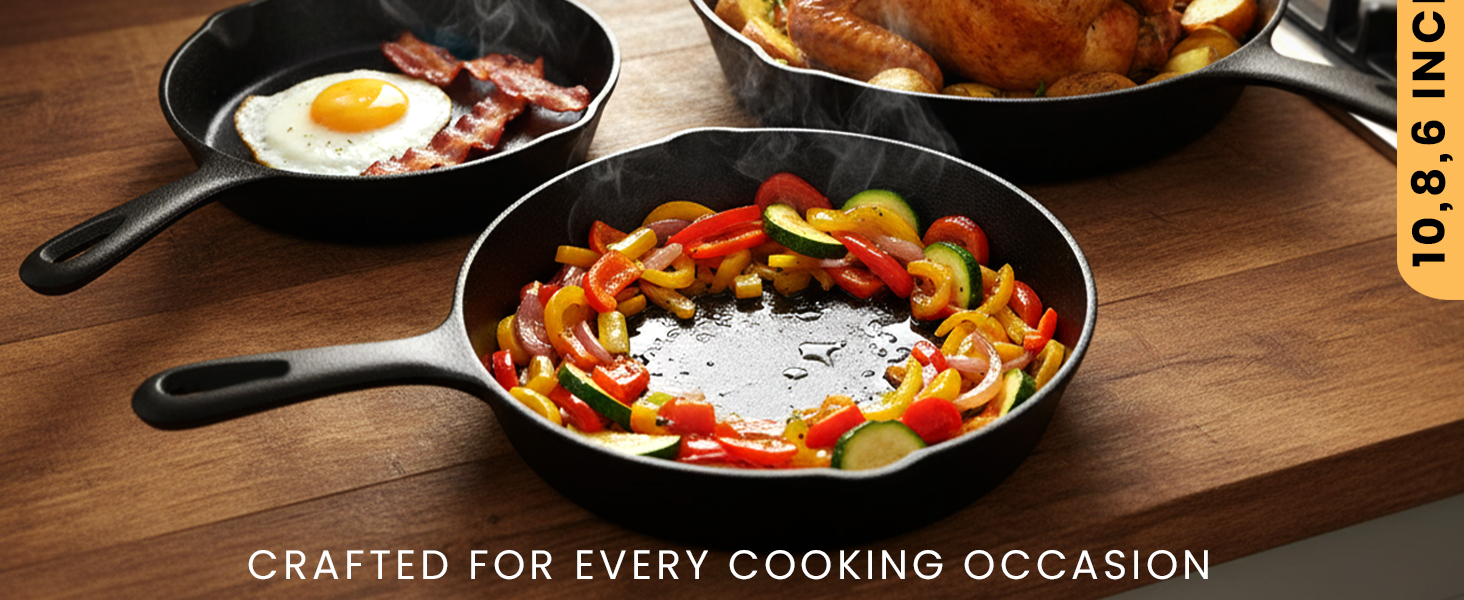 cast iron skillets