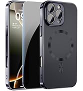 LWLFEKA for iPhone 16 Pro Max Case with Privacy Screen Protectors &amp; Full Camera Cover,Magnetic fo...