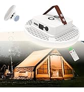 Tent Light Rechargeable Hanging Flashlight Ultra Bright Led Camping Lantern with Waterproof Porta...