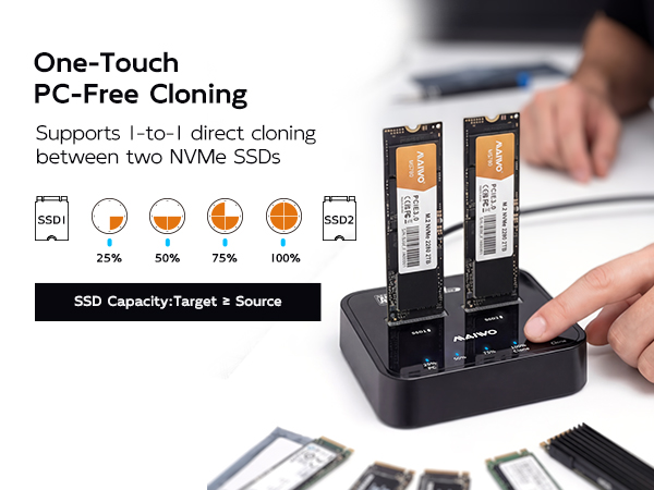 m.2 ssd cloner nvme to nvme sata to sata clone
