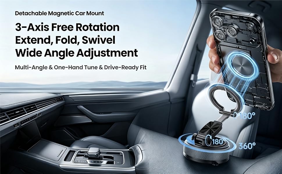 Detachable Magnetic Car Mount