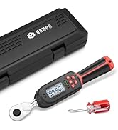 VANPO Digital Torque Wrench 3/8 Inch drive(5-99.5 ft-lbs./6.8-135Nm), ±2% Torque Accuracy, Electr...