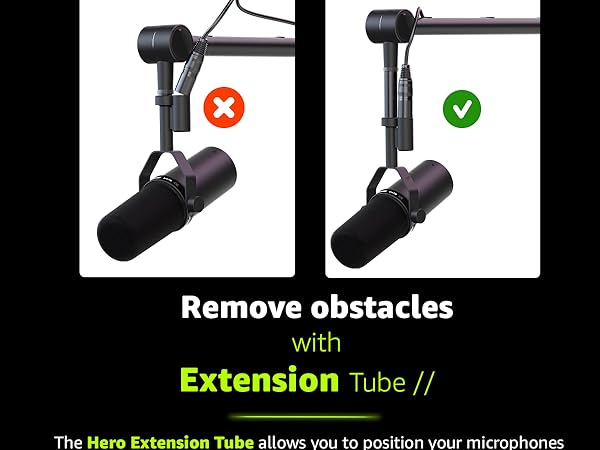 mic boom arm microphone stand mount desk mount desktop blue yeti elgato stands computer podcast