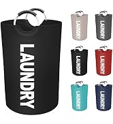 EpicTotes 75L Large Laundry Basket, Freestanding Waterproof Laundry Hamper, Collapsible Folding T...
