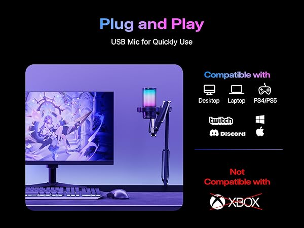 usb gaming microphone maono dgm20s mic for pc streaming