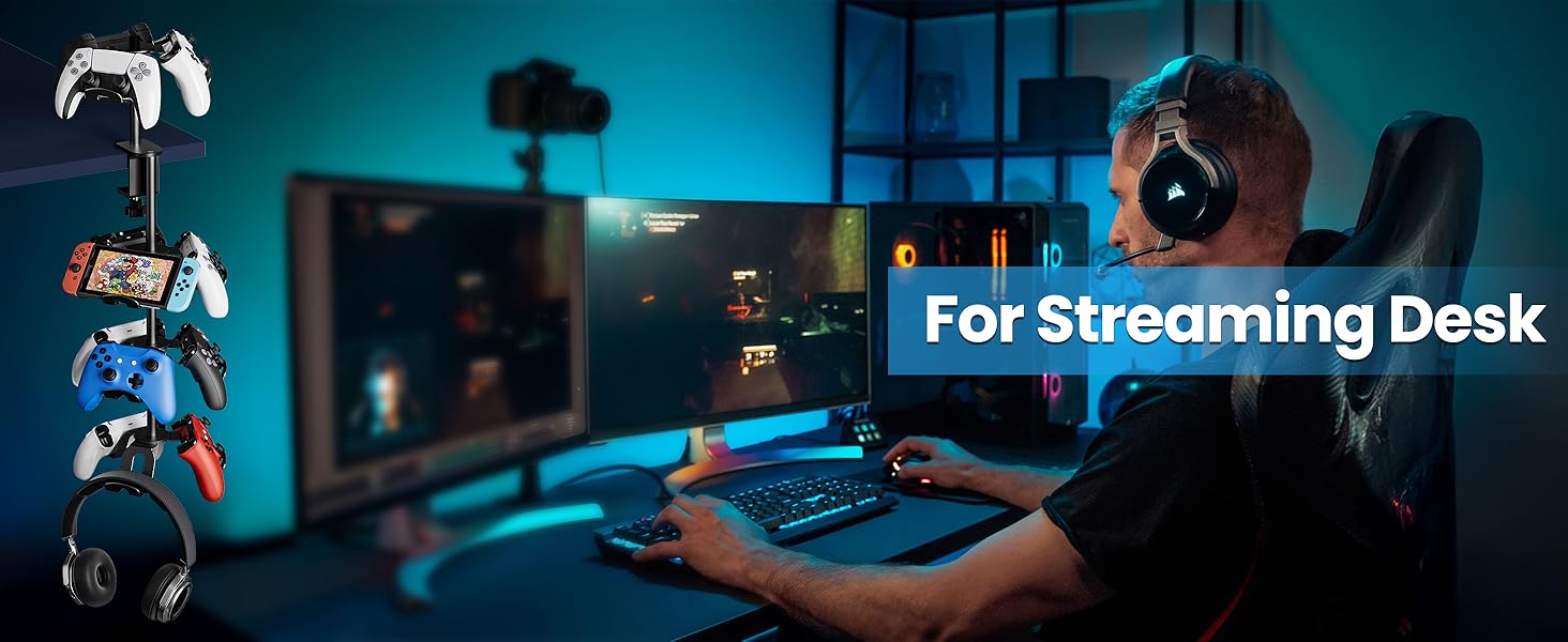 desk clamp controller holder