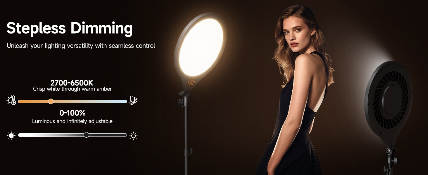 led ring light with stand