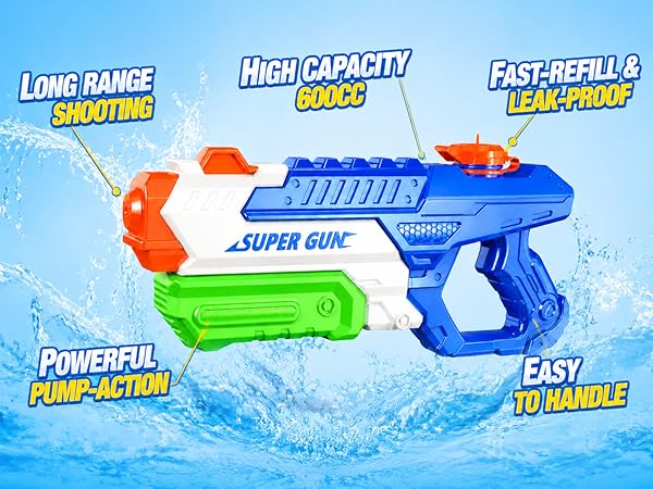600cc high capacity powerful water gun