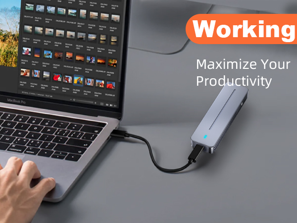 M.2 NVMe SATA SSD Enclosure