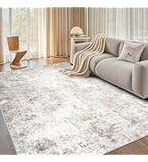 Srugn Washable Rugs 8x10 Area Rugs for Living Room,Modern Abstract Rugs for Bedroom,Large Carpets...