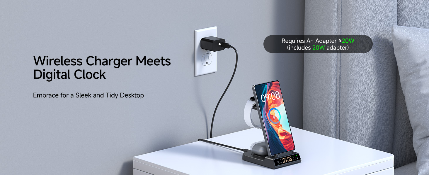 3 in 1 Charging station for samsung