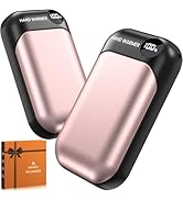 Hand Warmers Rechargeable 2 Pack, 4-Levels 104°F to 131°F Electric Hand Warmers, UL Certified Saf...