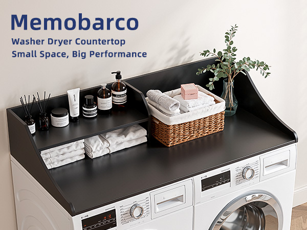 washer dryer countertop