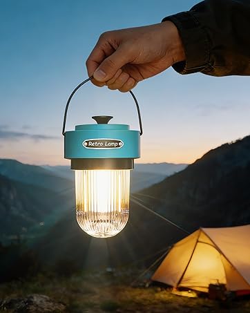 retro rechargeable lantern