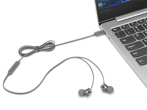 Lenovo 300 USB-C Wired In-Ear Headphone