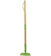 Xifando Small Garden Hoe-Kid's Size Wooden Handle Metal Head Hoe (Green)