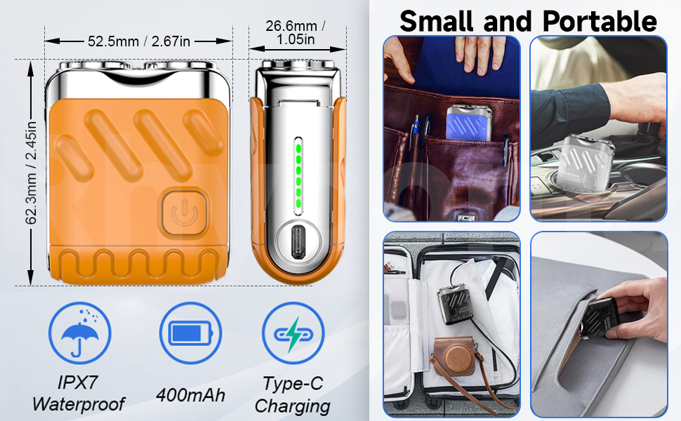 mini electric shavers for men