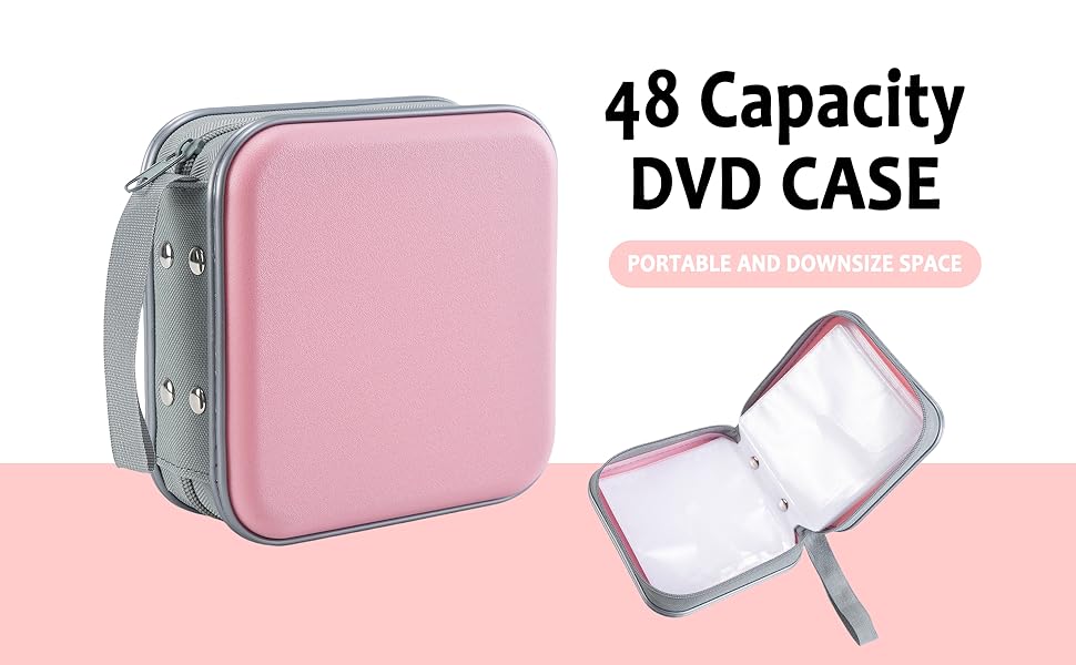 light pink 48 dvd case