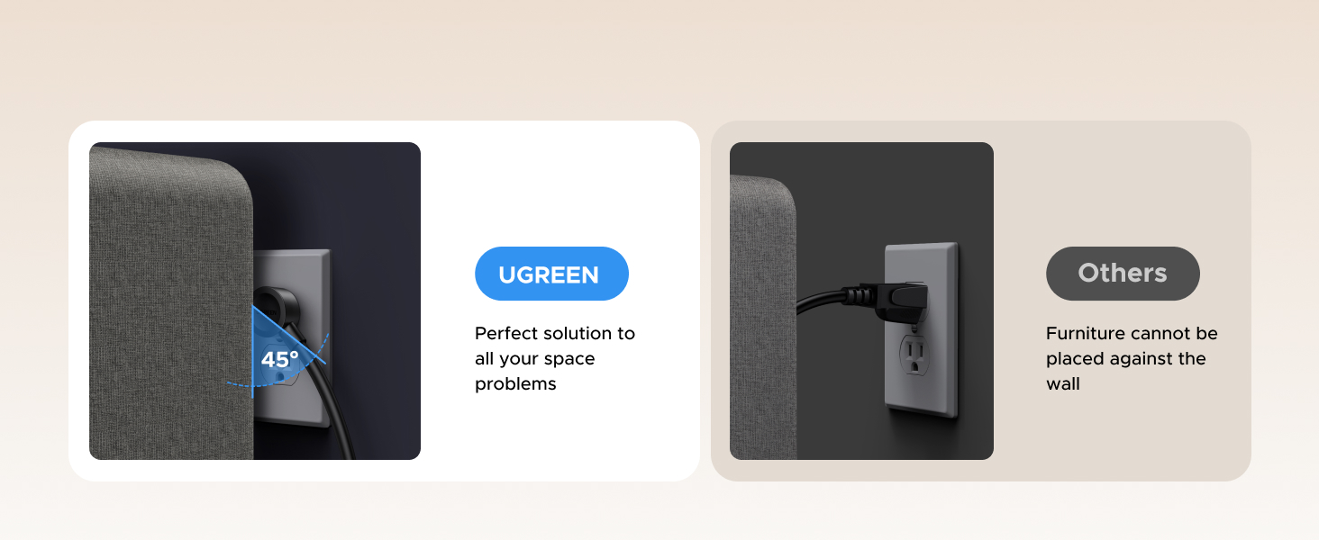 ugreen power strip with usb port