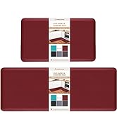 HappyTrends Kitchen Mat [2PCS] Cushioned Comfort Anti-Fatigue Floor Mat, Waterproof Non-Slip Kitc...