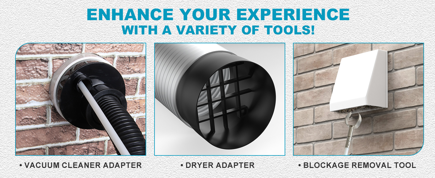 Dryer Vent Cleaner Kit