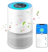 GoveeLife Smart Air Purifiers for Bedroom, Portable Filter Cleaner with WiFi Alexa Control for Pe...
